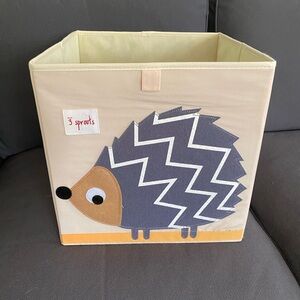 3 Sprouts Storage Cube Hedgehog